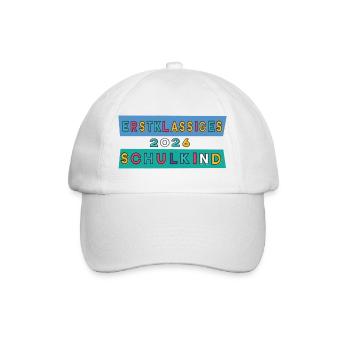 First-class schoolchild 2026 - Baseball Cap - white/white - Front