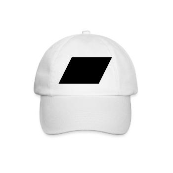 Parallelogram - Baseball Cap - white/white - Front
