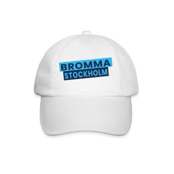 Marque de mots Bromma Stockholm - Casquette classique - blanc/blanc - Devant