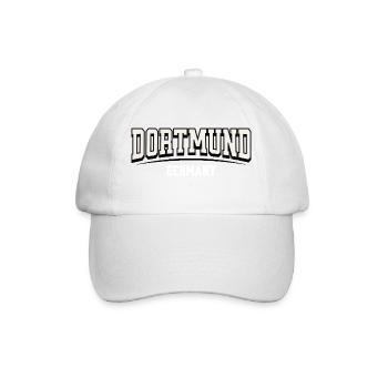 Dortmund Germany Typography Hoodie - Baseball Cap - white/white - Front