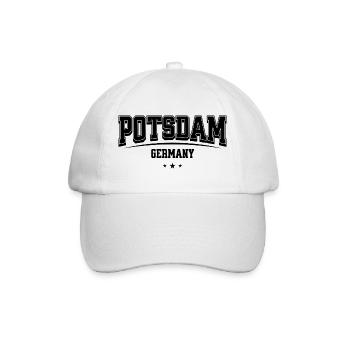 Potsdam College Schriftzug - Baseballkappe - Weiß/Weiß - Vorne