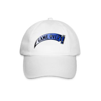 Game Over Bannière Retro Arcade - Casquette classique - blanc/blanc - Devant