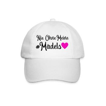 Jamais sans mes filles - Casquette classique - blanc/blanc - Devant