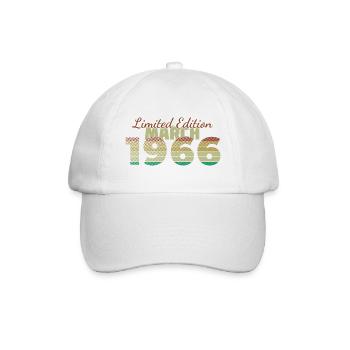 60th Anniversary Limited Edition (SCR) 03/1966 - Baseball Cap - white/white - Front