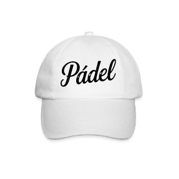 Fun Padel I Can't I Have Padel Padelist - Baseball Cap - white/white - Front