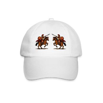 Spartan Equestrian Duel - Baseball Cap - white/white - Front