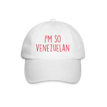Je suis tellement vénézuélien - Casquette classique - blanc/blanc - Devant