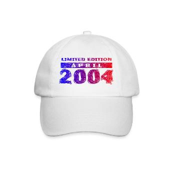 22e anniversaire Édition Limitée 04/2004 - Casquette classique - blanc/blanc - Devant