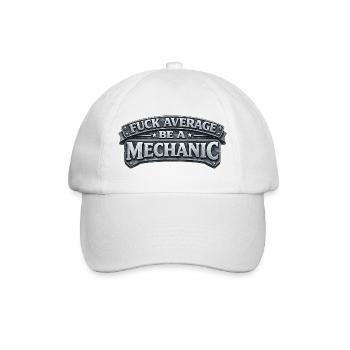 Mécanicien fier – Passion & Compétence - Casquette classique - blanc/blanc - Devant
