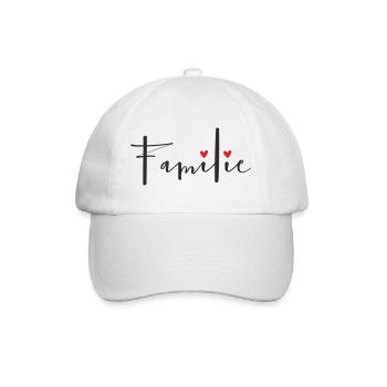 Family – Loving Text Design - Baseball Cap - white/white - Front