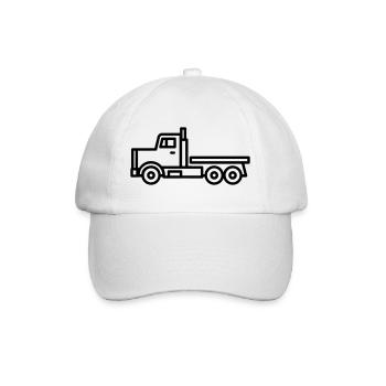 truck - Baseball Cap - white/white - Front