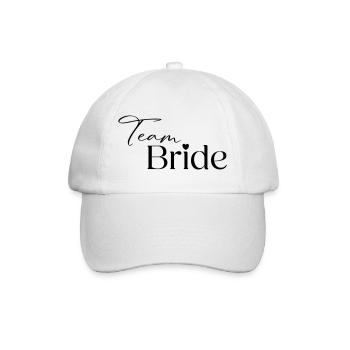 Team Bride - Baseballkappe - Weiß/Weiß - Vorne