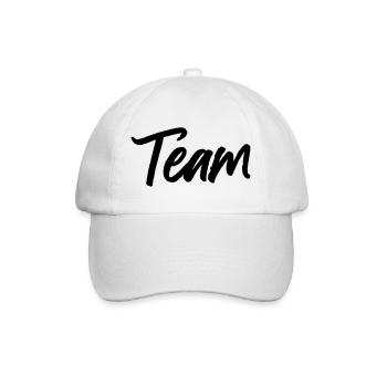 Team - Baseballkappe - Weiß/Weiß - Vorne