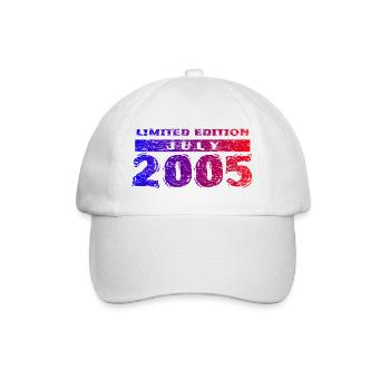 21e anniversaire Édition Limitée 07/2005 - Casquette classique - blanc/blanc - Devant