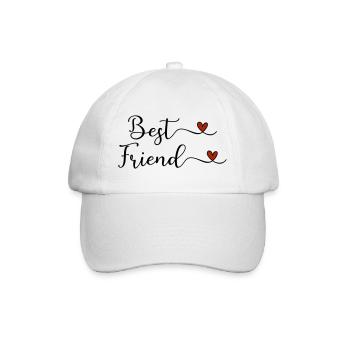 Meilleur ami - Casquette classique - blanc/blanc - Devant