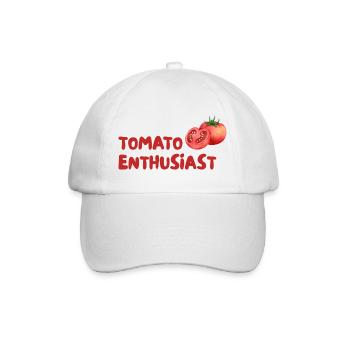 Tomato Enthusiast Graphic Tee - Baseballkappe - Weiß/Weiß - Vorne