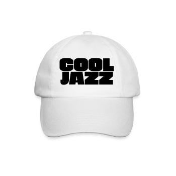 Logo Cool Jazz en gras - Casquette classique - blanc/blanc - Devant