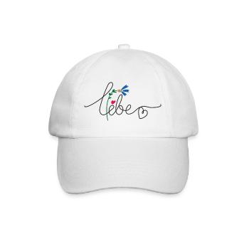 Flower Heart - Baseball Cap - white/white - Front