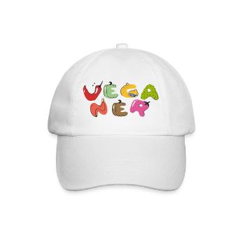 Vegan - Baseball Cap - white/white - Front