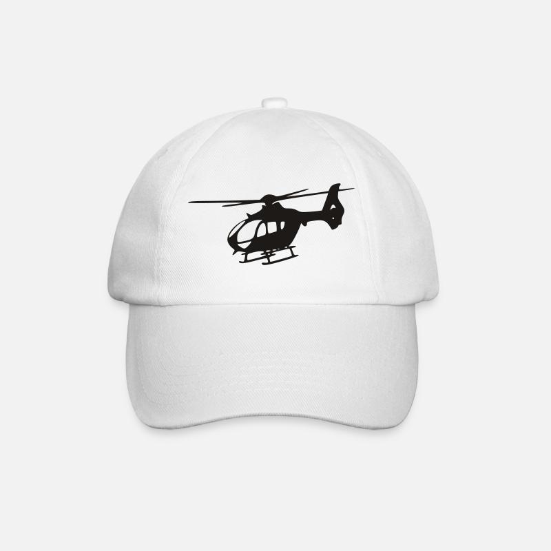 Hélicoptère EC-135 - Casquette classique - blanc/blanc