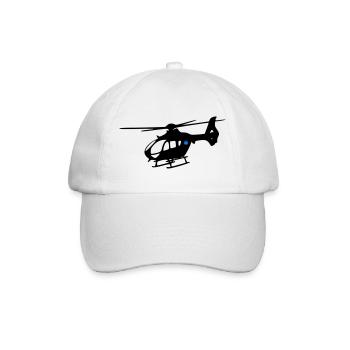 Notarzthubschrauber - Baseballkappe - Weiß/Weiß - Vorne