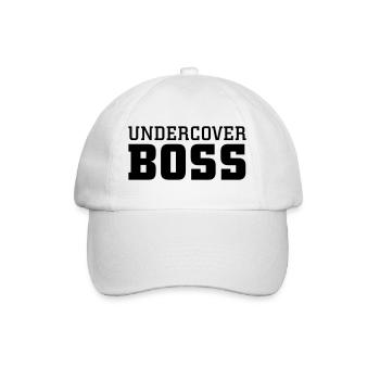 Undercover Boss - Baseball Cap - white/white - Front