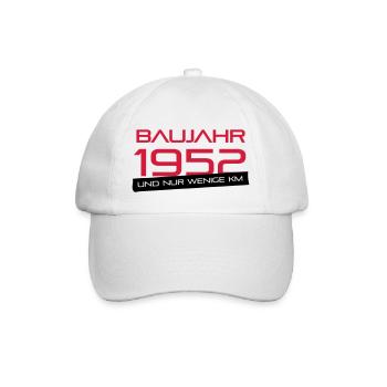 Few km - Year 1952 - Baseball Cap - white/white - Front