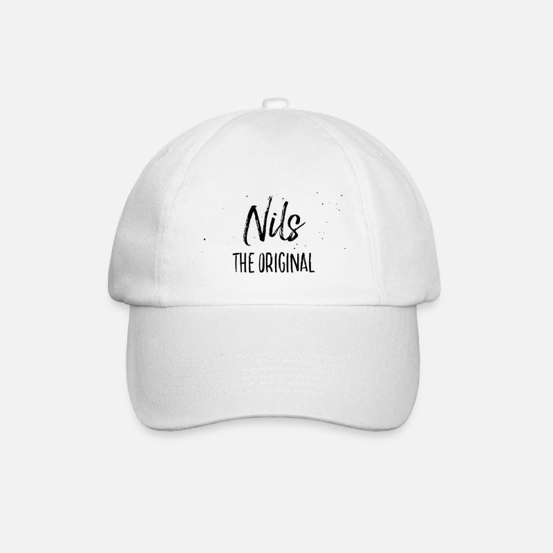 Nils - Baseballkappe - Weiß/Weiß