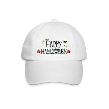 Happy Halloween - Casquette classique - blanc/blanc - Devant