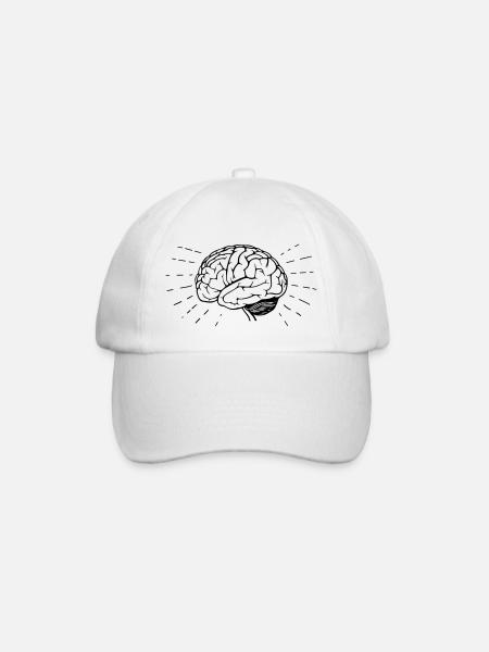 Brain Brain Brain Brain medicine surgery idea - Baseball Cap - white/white