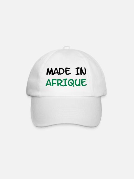 Made in AFRIQUE ! - Casquette classique - blanc/blanc