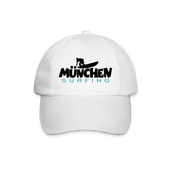 München Surfing - Baseballkappe - Weiß/Weiß - Vorne