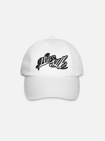 Marseilles - Baseball Cap - white/white