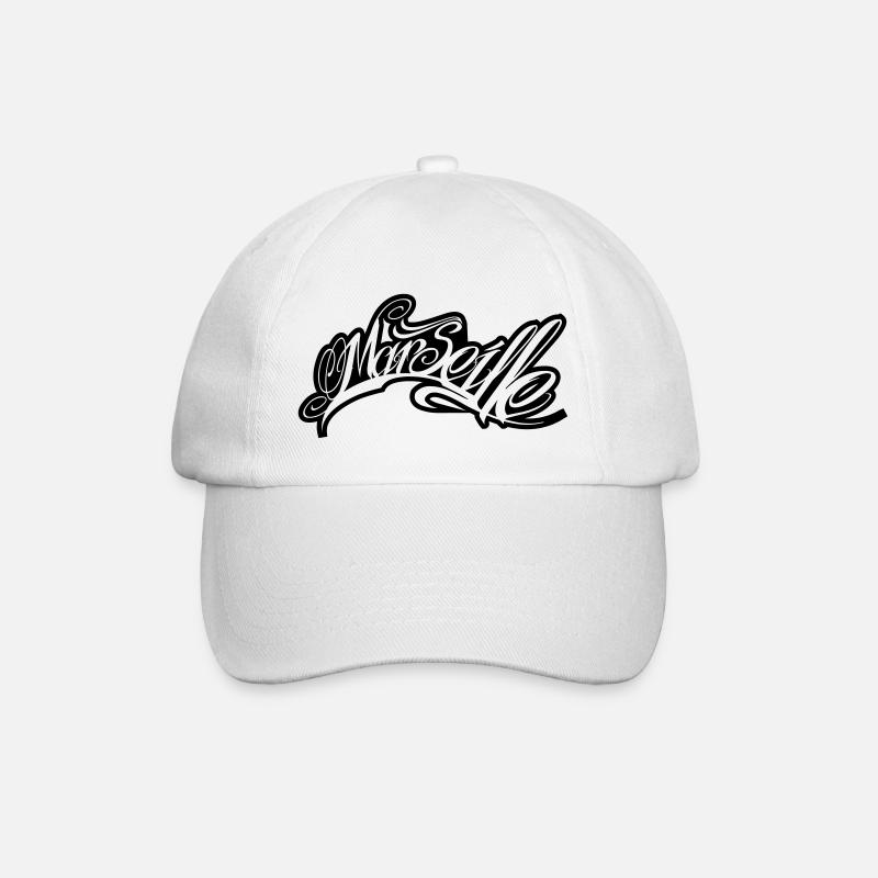 Marseille - Casquette classique - blanc/blanc