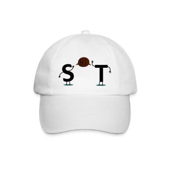 shit - Baseball Cap - white/white - Front