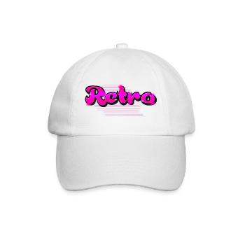 Rétro - Casquette classique - blanc/blanc - Devant