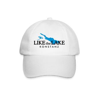 Like the Lake - Konstanz am Bodensee - Baseballkappe - Weiß/Weiß - Vorne