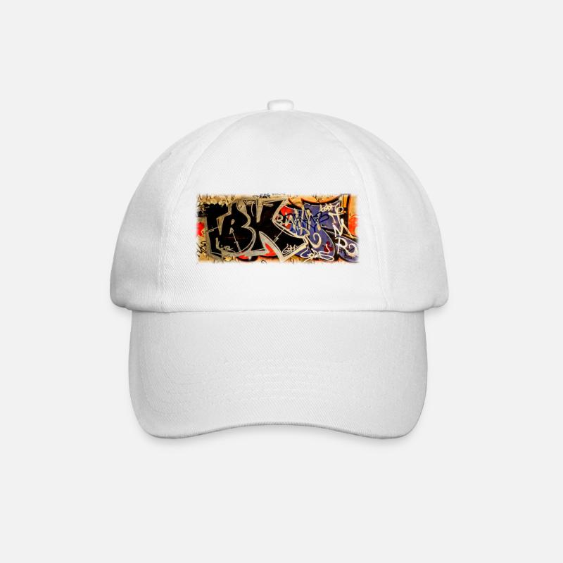 Graffiti - Baseballkappe - Weiß/Weiß