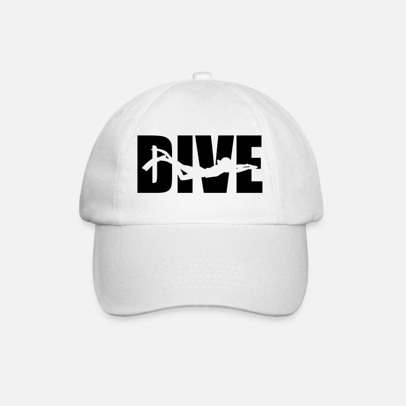 Dive - Casquette classique - blanc/blanc