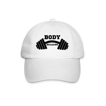 bodybuilder, bodybuilding, fitness, workout, beast - Baseball Cap - white/white - Front