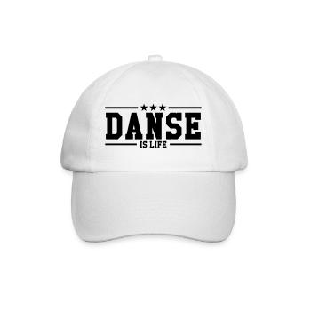 Danse is life ! - Casquette classique - blanc/blanc - Devant