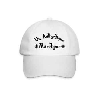 Course à pied / Marche / Marcheur / Running / Run - Casquette classique - blanc/blanc - Devant