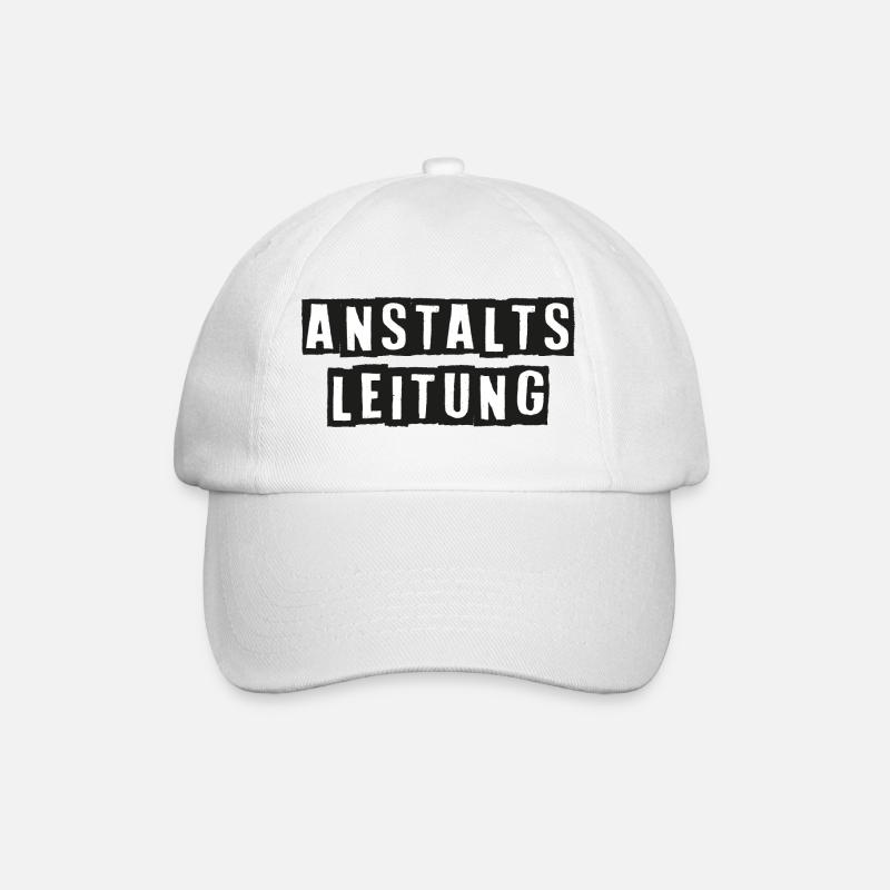 Anstaltsleitung - Baseballkappe - Weiß/Weiß
