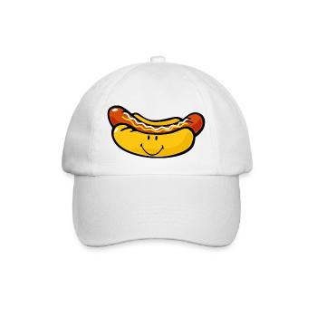 Smiley Hot Dog - Casquette classique - blanc/blanc - Devant