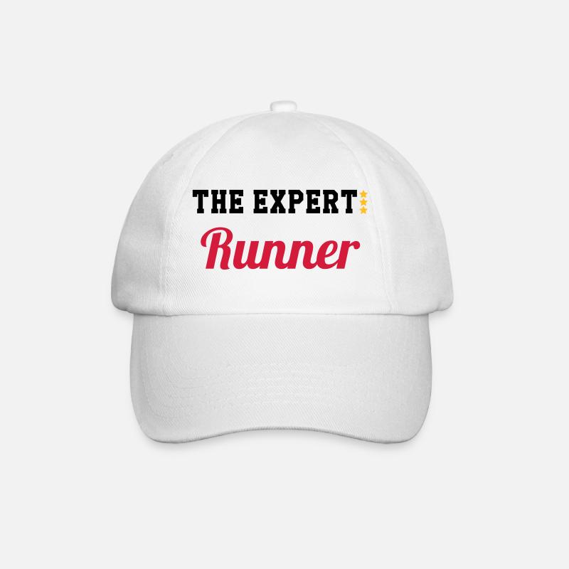 Course à Pied / Running / Jogging / Coureur - Casquette classique - blanc/blanc