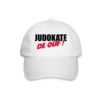 Judo / Judoka / Sport / Fight / Fighter / Strong - Baseball Cap - white/white - Front