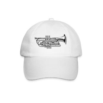 Trompette - Casquette classique - blanc/blanc - Devant