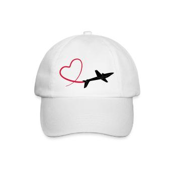 Kunstflug aerobatic Fox - Baseball Cap - white/white - Front