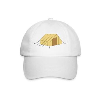 Tente - Casquette classique - blanc/blanc - Devant