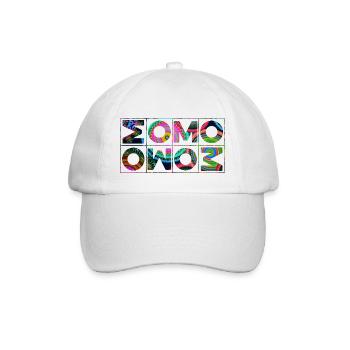 OM Mantra Mandala - Baseball Cap - white/white - Front